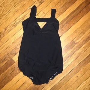 Cute black bluewater dancewear leotard!